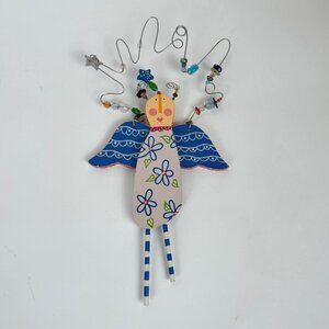 Hannabells for Silvestri Wood Angel Wire & Bead Halo Wall Art Johnna Elstob